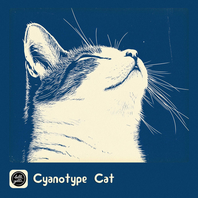 Cyanotype Cat